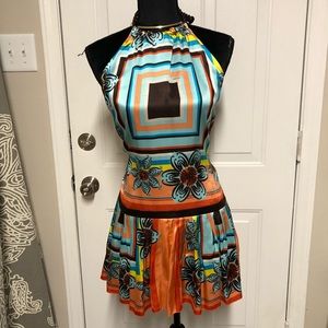 Bebe High Neck Dress